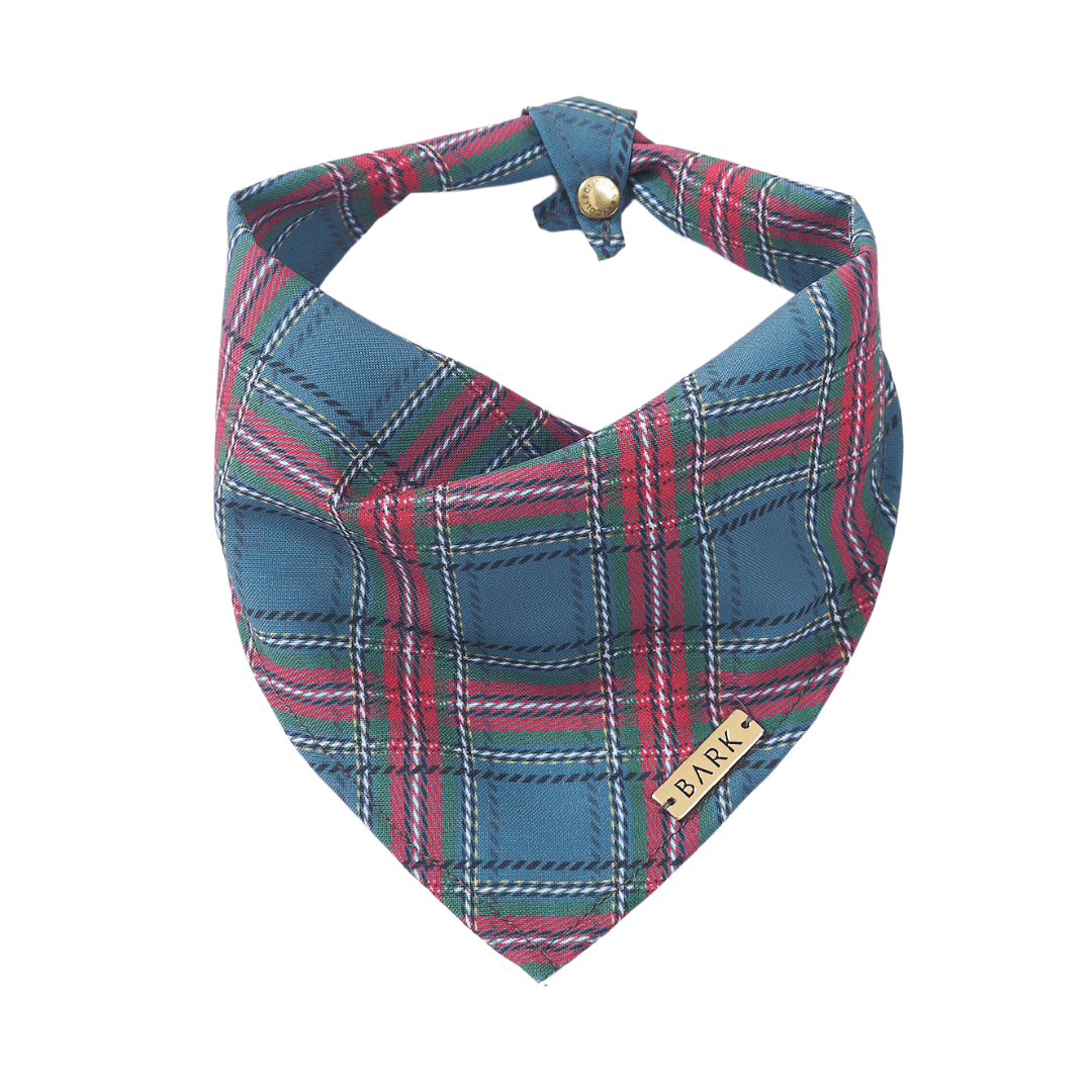 BANDANA GREEN CHRISTMAS TARTAN