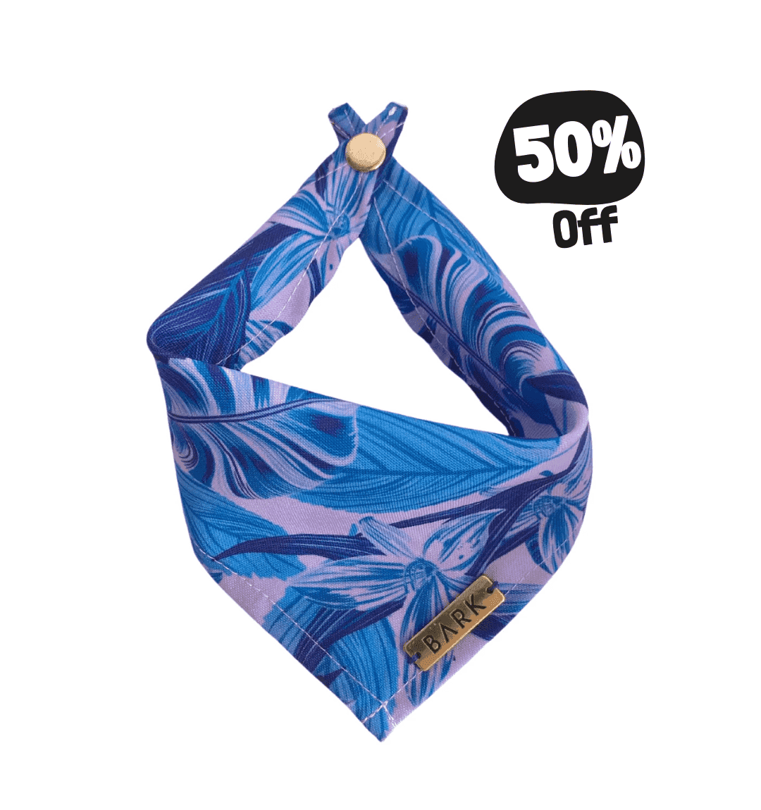 BANDANA PURPLE TROPICAL