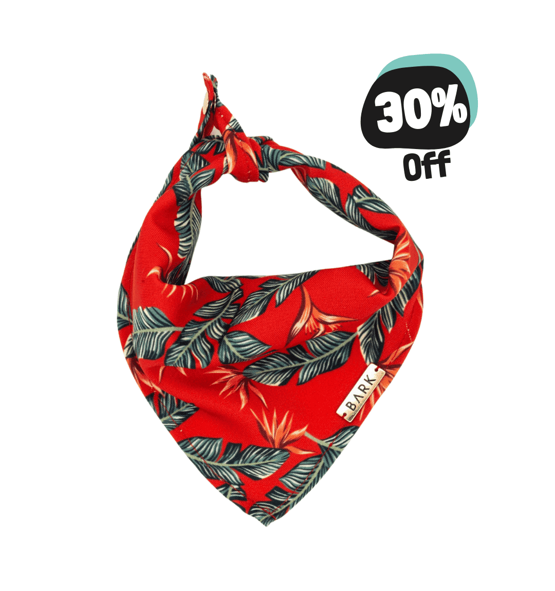 BANDANA RED FEATHERS
