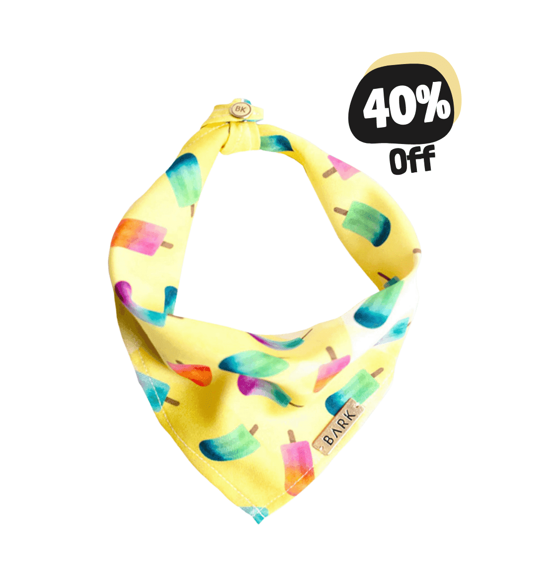 BANDANA YELLOW LOLLYPOPS