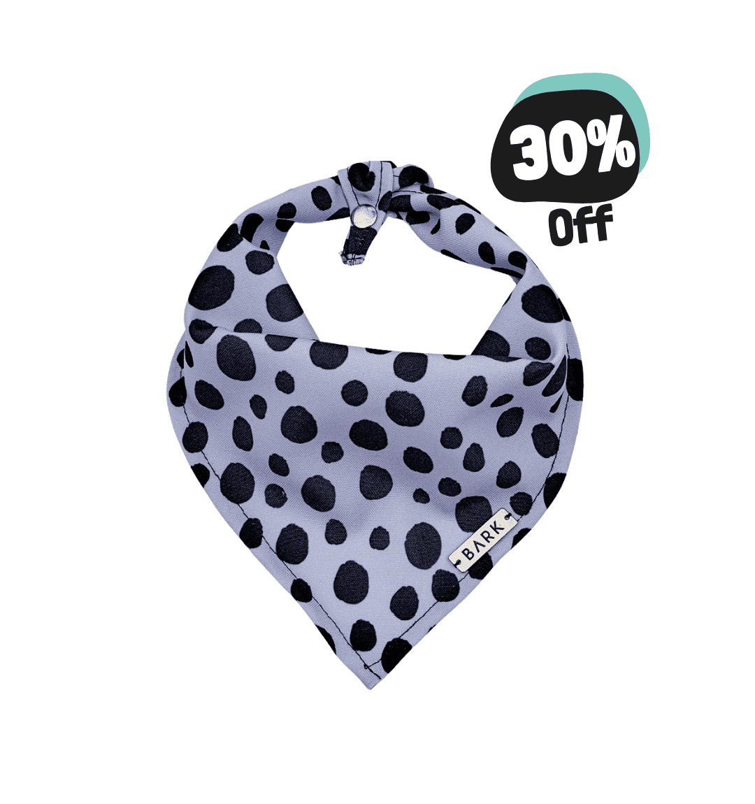 BANDANA GREY DOTS