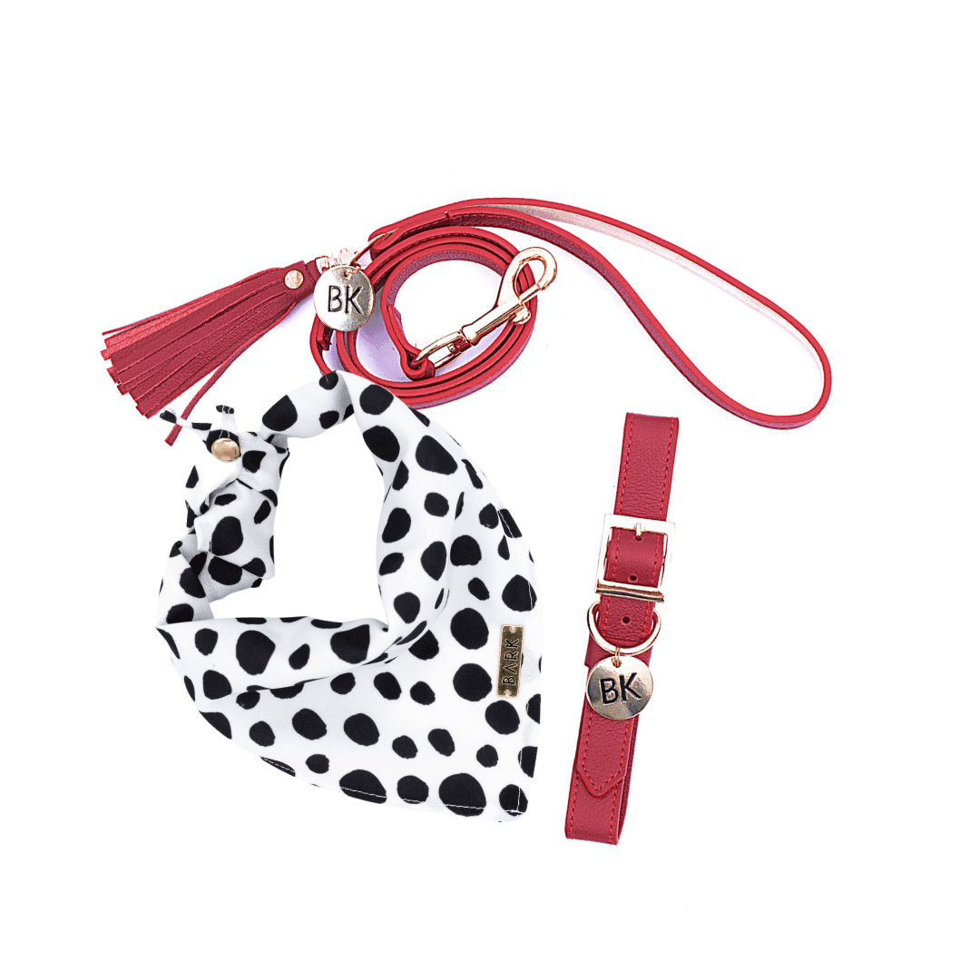 SET SCARLET POLKA DOTS