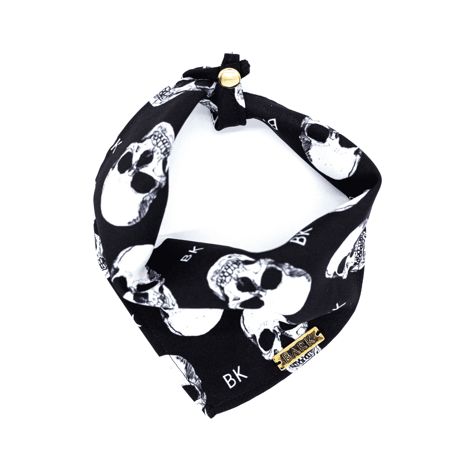 BANDANA BLACK SKULLS