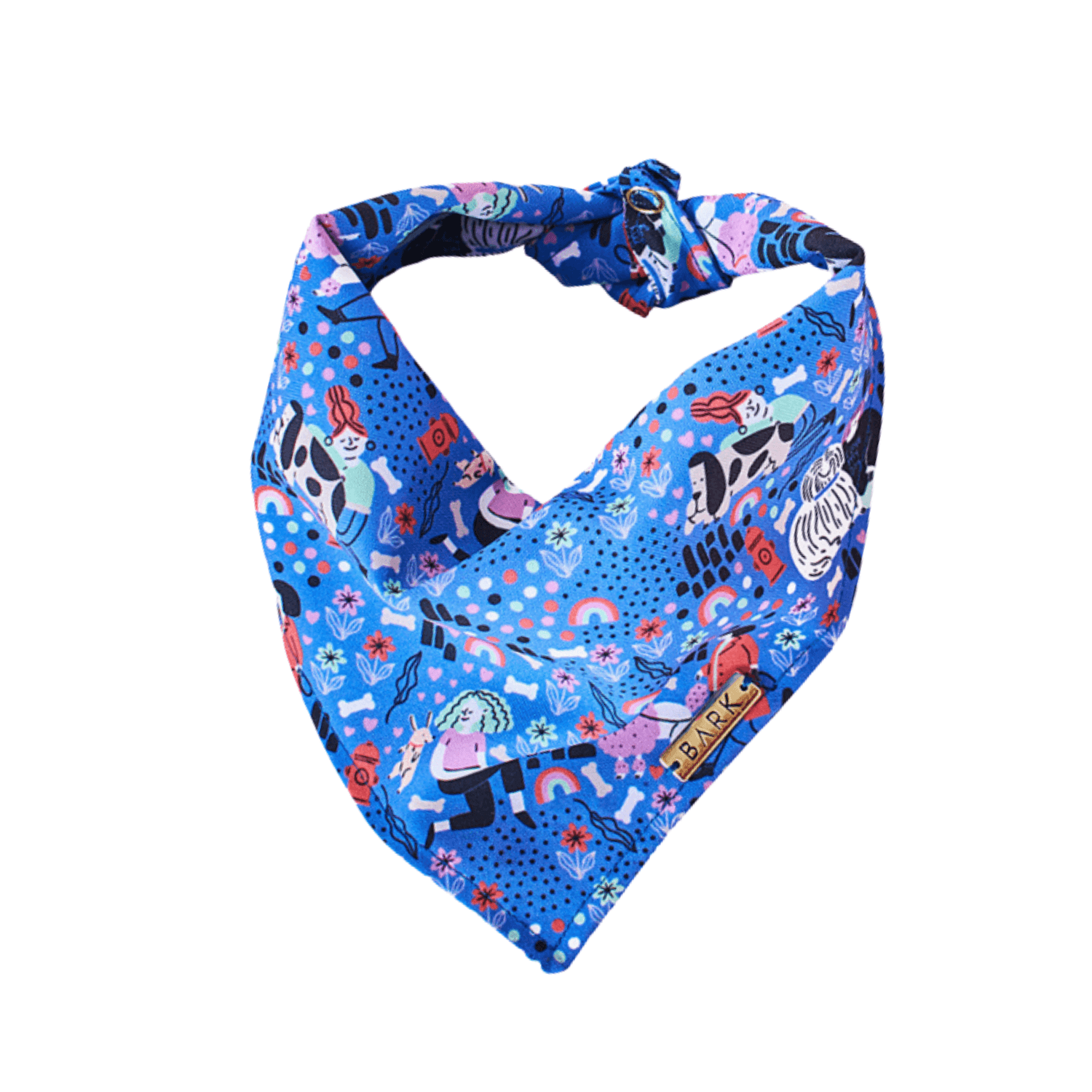 BANDANA BLUE DOG MOM