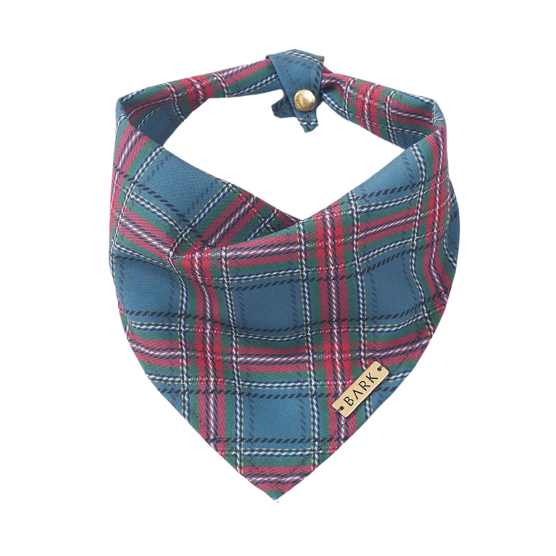 BANDANA GREEN CHRISTMAS TARTAN