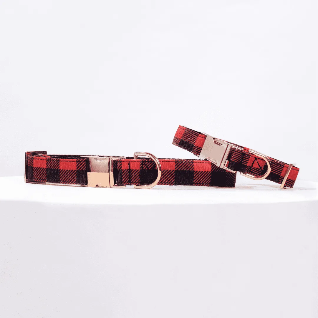 COLLAR RED SCOTTISH